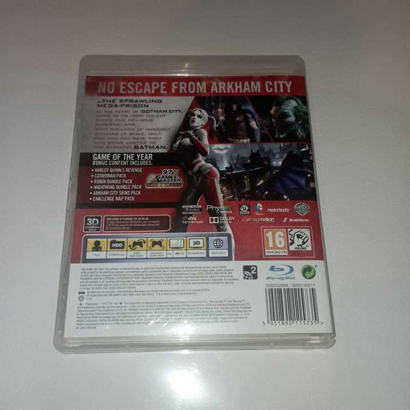 Batman: Arkham City Game of the Year Edition [PS3]  **CIB**